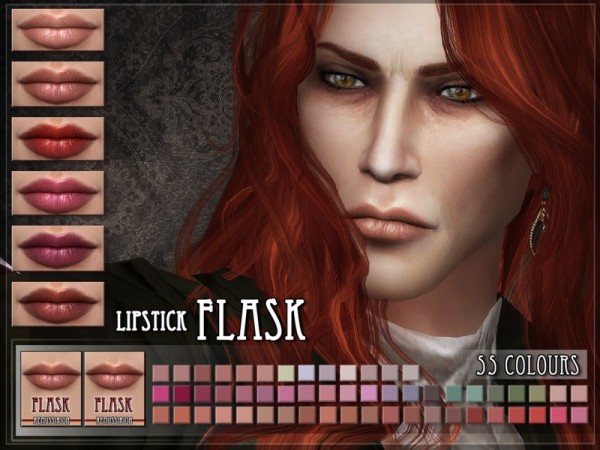  The Sims Resource: Flask Lipstick by RemusSirion