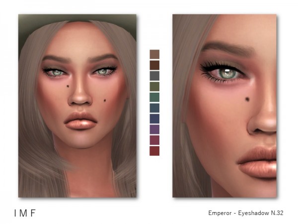  The Sims Resource: Emperor Eyeshadow N.32 by IzzieMcFire