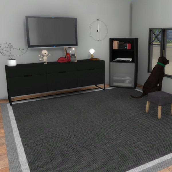  Leo 4 Sims: Tv Cabinet and Console