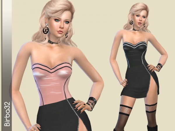  The Sims Resource: Taylor dress by Birba32