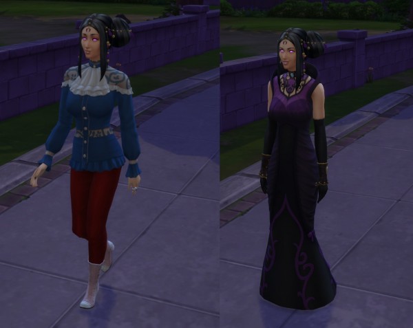  Mod The Sims: No Forced Outfits On Vampires by Ravynwolvf