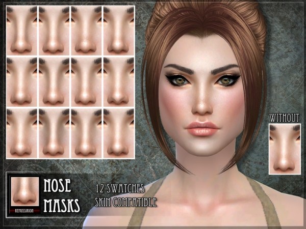  The Sims Resource: Nose masks by RemusSirion