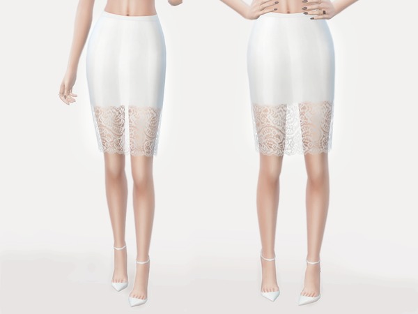  The Sims Resource: Elsa Skirt by itsleeloo