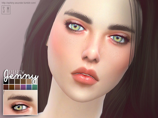  The Sims Resource: Jenny   Female Brow by Screaming Mustard