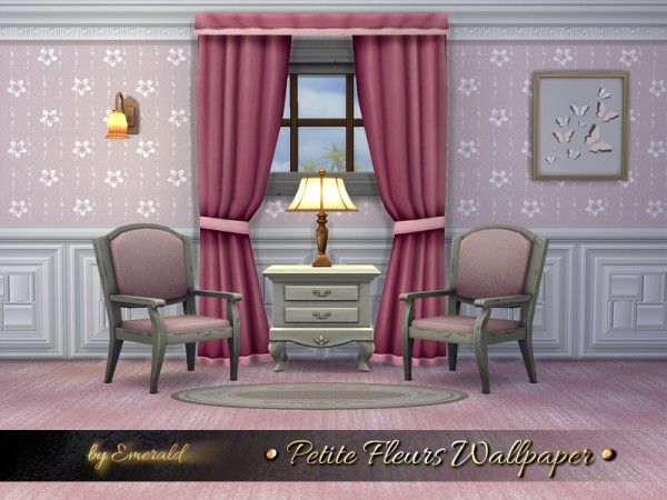  The Sims Resource: Petite Fleurs Wallpaper by emerald