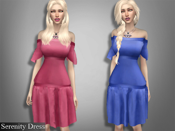 The Sims Resource: Serenity Dress by Genius666
