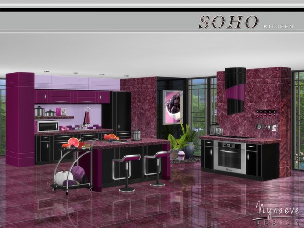  The Sims Resource: Soho Kitchen by NynaeveDesign
