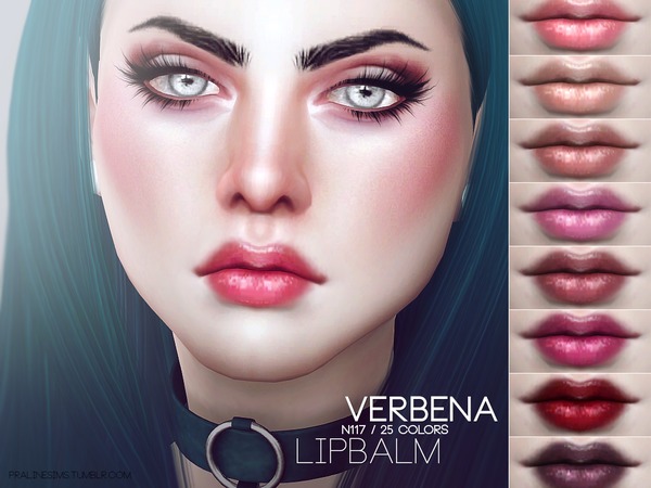  The Sims Resource: Verbena Lipbalm N117 by Pralinesims