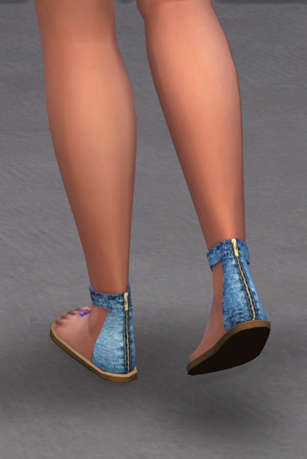  The Sims 4 Xelenn: Beaded sandals