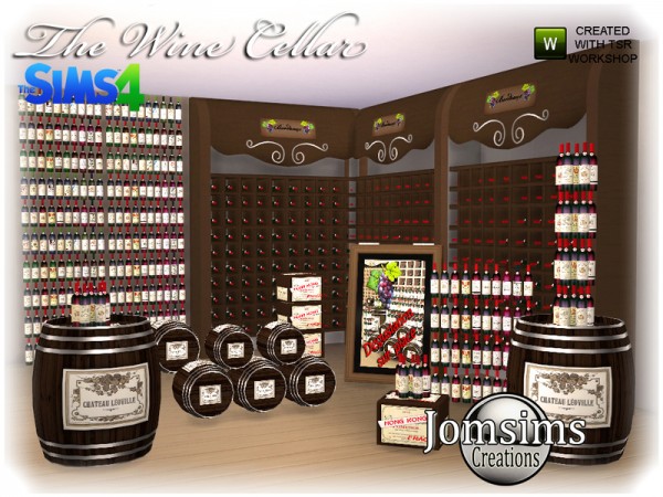  The Sims Resource: The wine cellar by jomsims