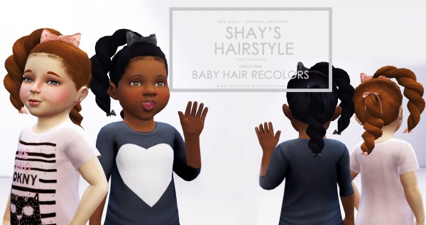  Onyx Sims: Shays Hairstyle