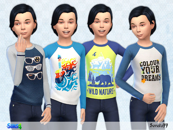  The Sims Resource: S77 boy 15 t shirt by Sonata77