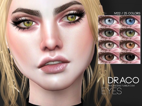  The Sims Resource: Draco Eyes N122 by Pralinesims
