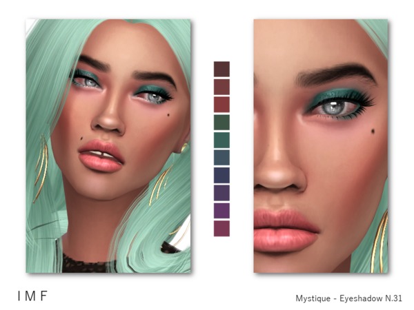  The Sims Resource: Mystique Eyeshadow N.31 by IzzieMcFire