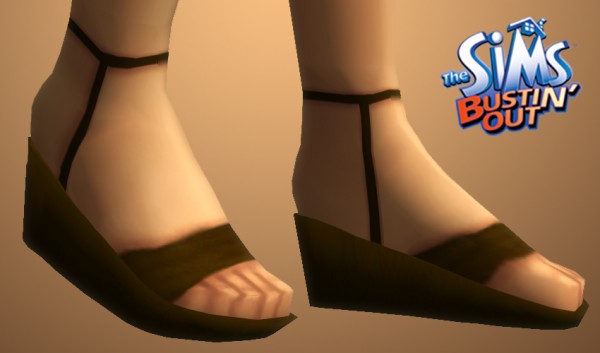  Mod The Sims: The Sims Bustin Out! shoes by SimsRocka778