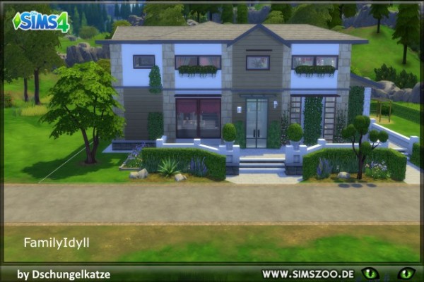  Blackys Sims 4 Zoo: DK Family house by Dschungelkatze