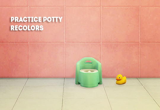  LinaCherie: Practice potty recolors