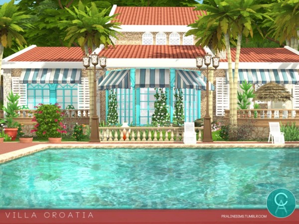  The Sims Resource: Villa Croatia by Pralinesims