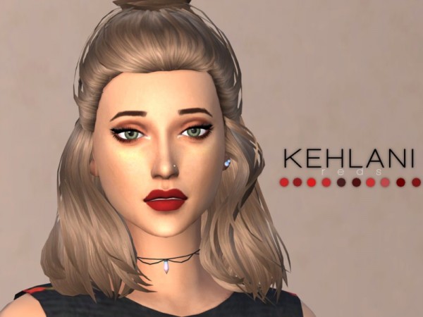  The Sims Resource: Kehlani Lipstick REDS by Christopher067