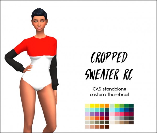  Simsworkshop: Cropped Sweater by Sympxls