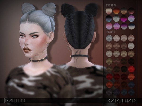  The Sims Resource: LeahLillith Katya Hair