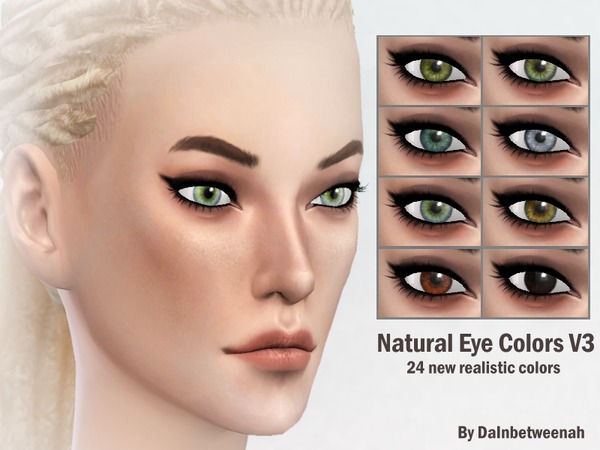  The Sims Resource: Natural Eye Colors V3 by DaInbetweenah