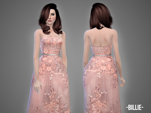  The Sims Resource: Billie   gown by April