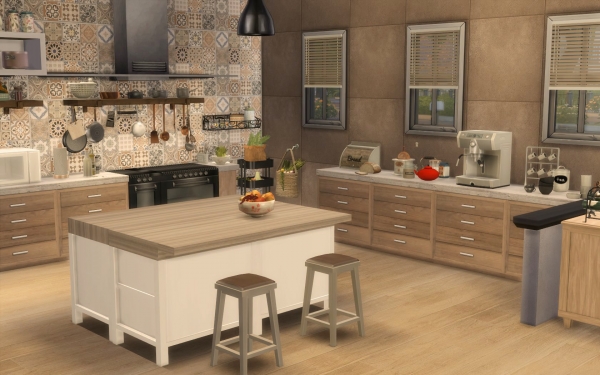  Sims Artists: Kitchen Rustique Chic