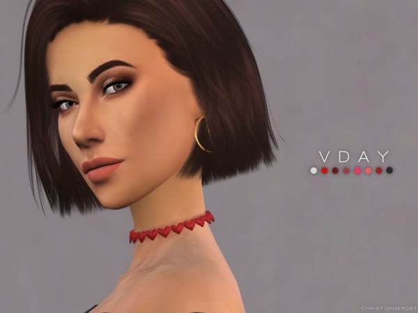  The Sims Resource: VDay Choker by Christopher067