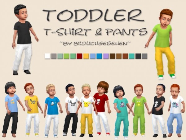  Akisima Sims Blog: Toddlers top and pants
