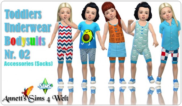  Annett`s Sims 4 Welt: Toddlers Underwear Bodysuits   Nr. 02