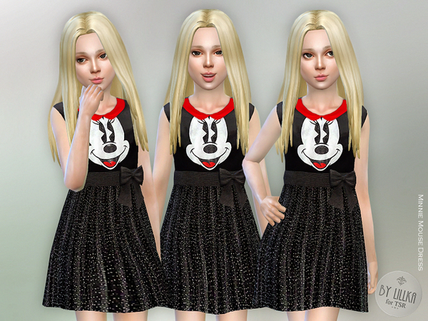  The Sims Resource: Minnie Mouse Dress by lillka