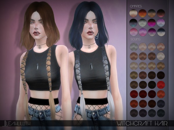  The Sims Resource: LeahLillith Witchcraft Hair