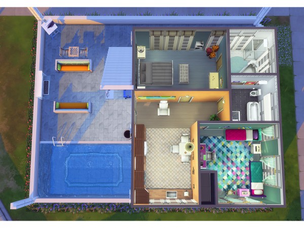  The Sims Resource: Perfect Party Place by Degera