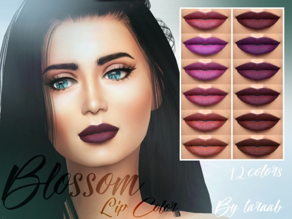  Mod The Sims: Blossom Lip Color by taraab