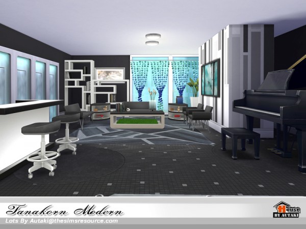  The Sims Resource: Tanakorn Modern house by Autaki