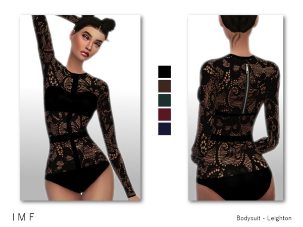  The Sims Resource: Bodysuit   Leighton by IzzieMcFire