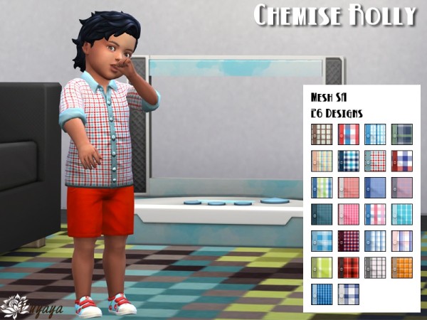  Sims Artists: Rolly shirt