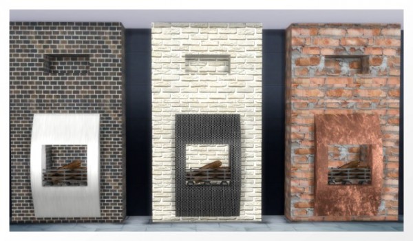  All4Sims: Fireplace by Oldbox