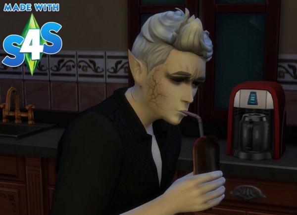  Mod The Sims: Blood bag O Negative and Emergency cooler for your Vampire by Seri