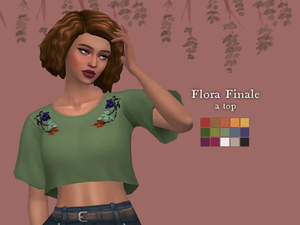  Nolan Sims: Flora Finale Skirt and top
