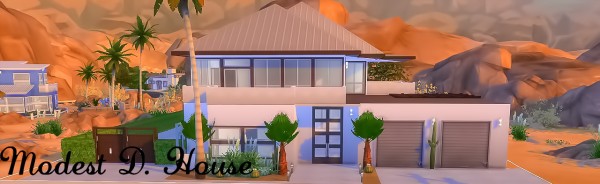  Simsworkshop: Modest D. House by SimsOMedia