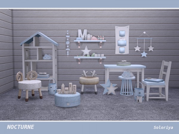  The Sims Resource: Nocturne kidsroom by soloriya