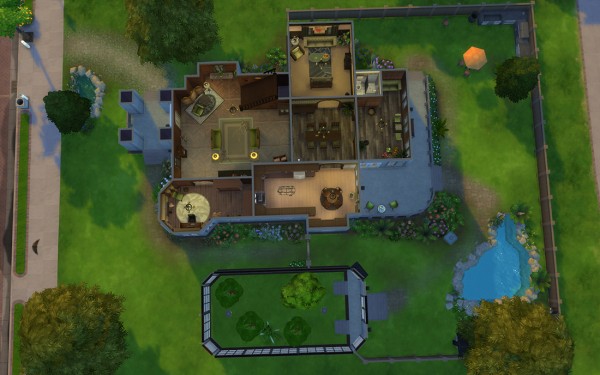  Mod The Sims: Compiegne Mansion   No CC by Simm@