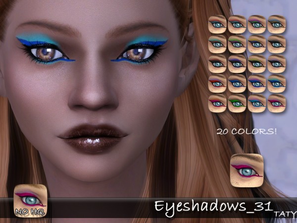  Simsworkshop: Eyeshadows 31 by Taty