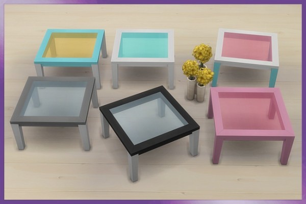  Blackys Sims 4 Zoo: Chilou coffee table by Cappu