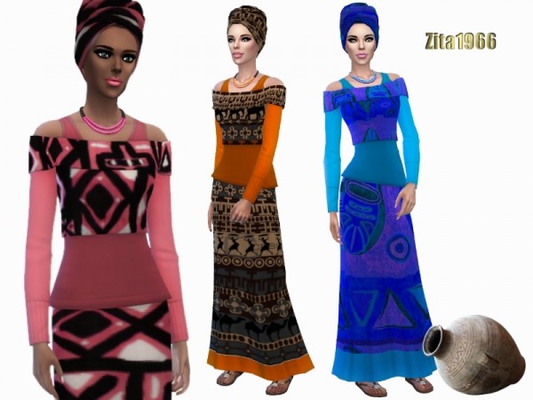  The Sims Resource: Hello Africa set by ZitaRossouw