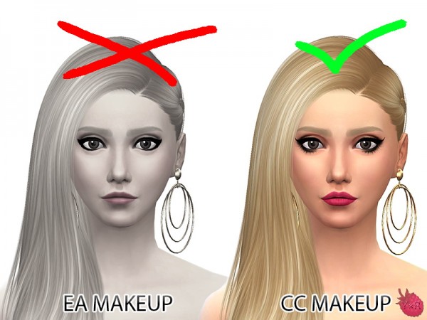  Mod The Sims: Hide all makeup from CAS by YuuNyuu