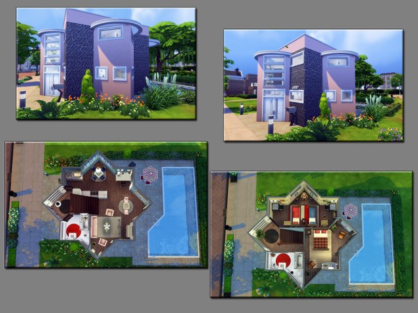  The Sims Resource: Stony Star house by matomibotaki