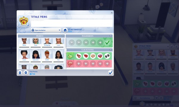  Mod The Sims: More Club Members   20  up to 50 by Eurynome